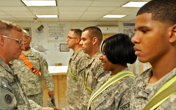 Army Reserve Chief tours Afghanistan.