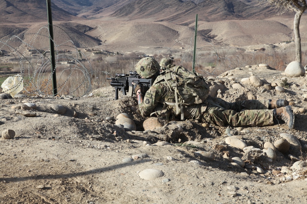 Task Force Ironman Conduct Patrol in Mangow
