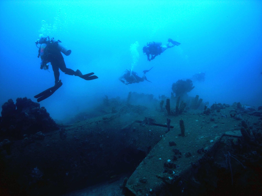 S2F Aircraft at bottom of Guantanamo Bay