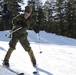 Scout skiers ready for mountain warfare