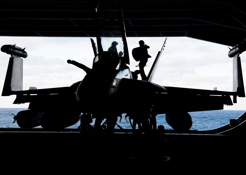 USS George H.W. Bush Action