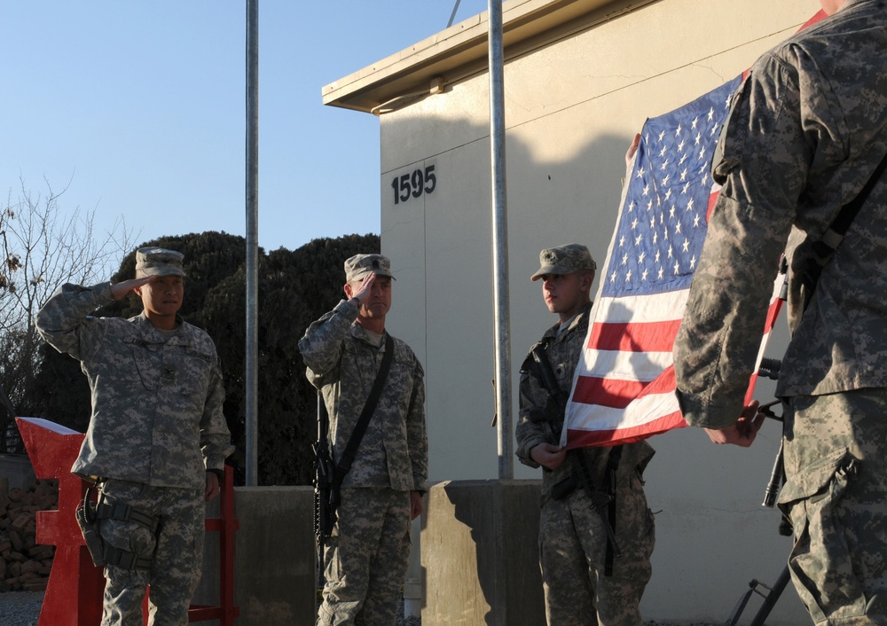 FOB Salerno Soldiers pay silent tribute to Sept. 11