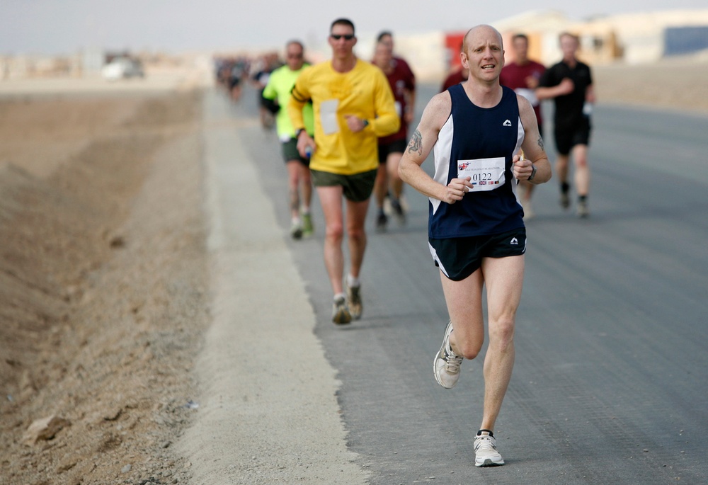 Troops hit the road for Bastion Half Marathon