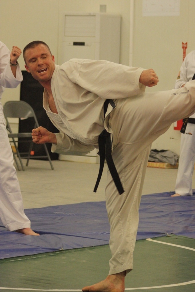 Soldiers earn Yellow Belt for Tae Kwon Do