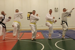 Soldiers earn Yellow Belt for Tae Kwon Do