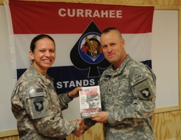 Currahee receives books from Band of Brothers’ commander