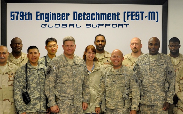 Engineer general visits FEST-M in Afghanistan
