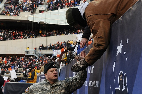 At the NFC Championship game