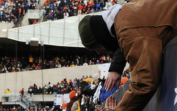 At the NFC Championship game