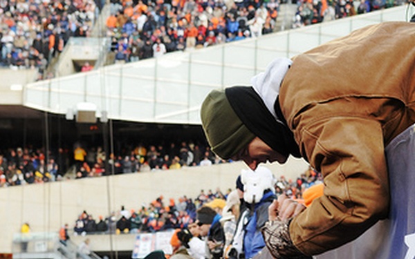 At the NFC Championship game