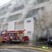 Fire at the defense distribution depot