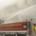 Fire at the defense distribution depot