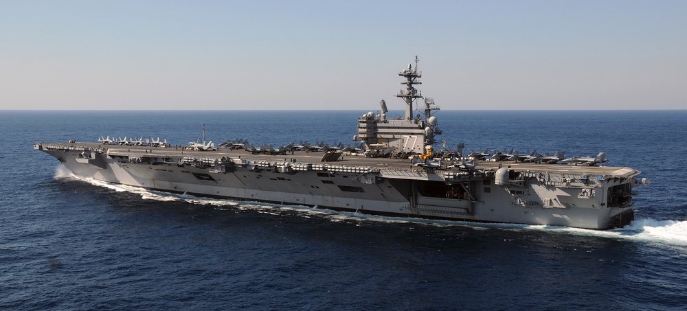 USS George H.W. Bush action