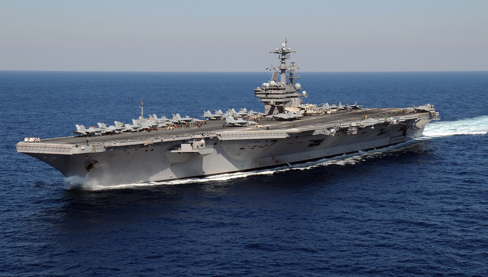 USS George H.W. Bush action