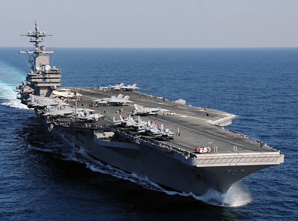 USS George H.W. Bush action