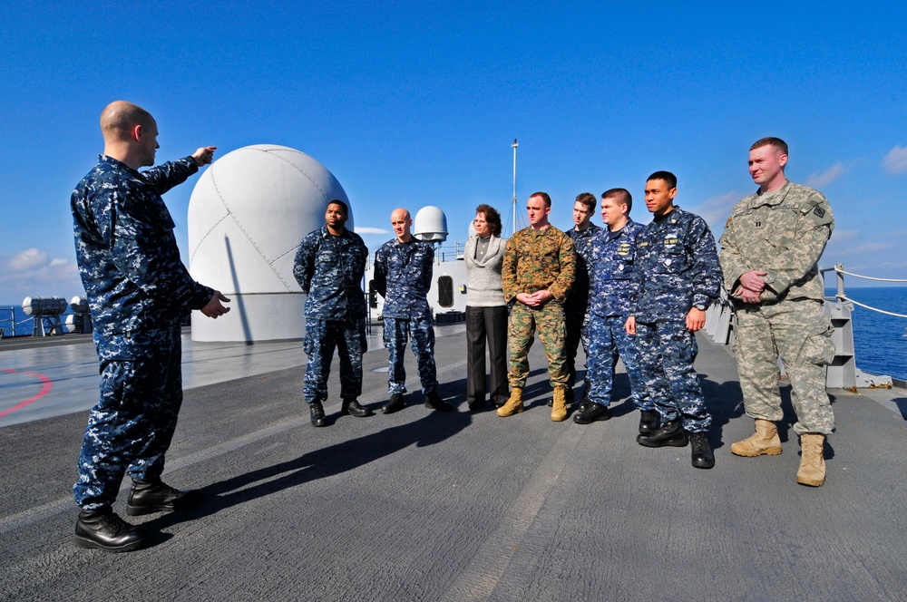 USS Mount Whitney action