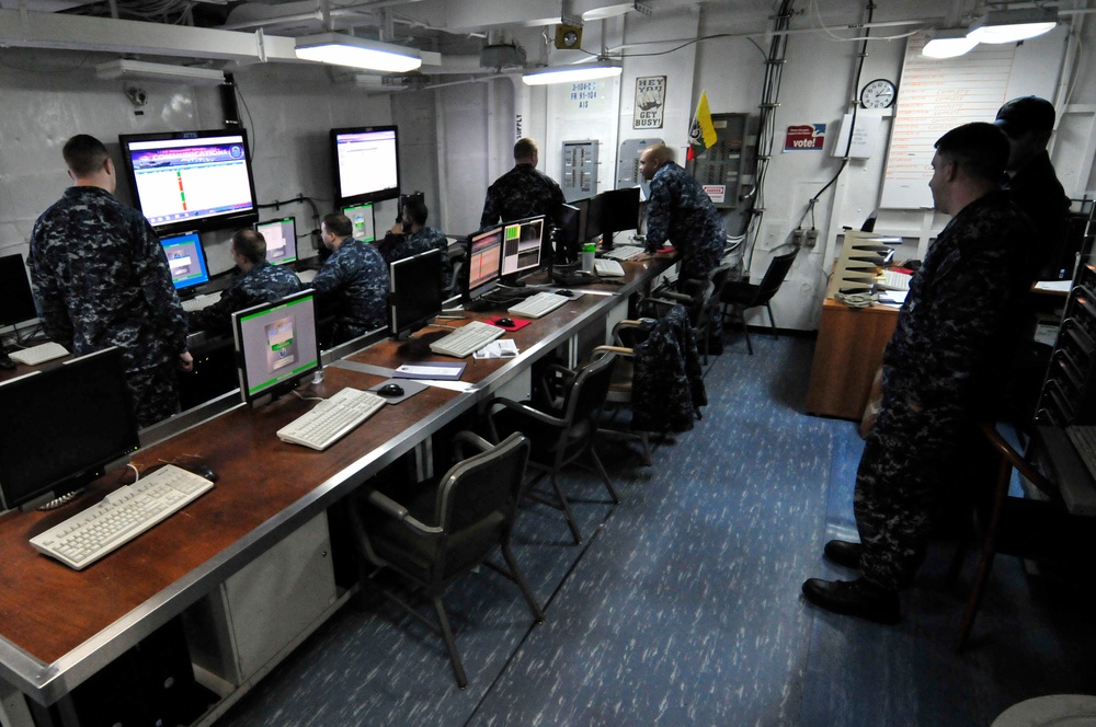 USS Mount Whitney action