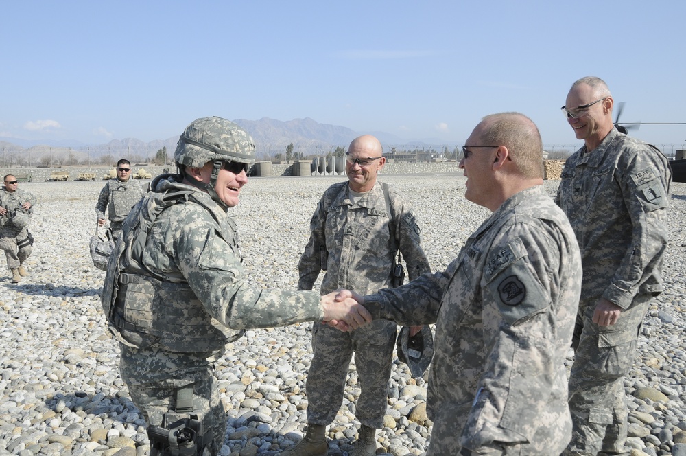 Army National Guard Director visits Agribusiness Development Teams