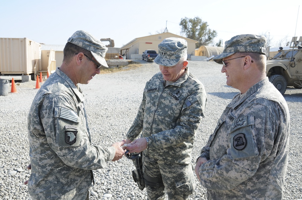 Army National Guard Director visits Agribusiness Development Teams