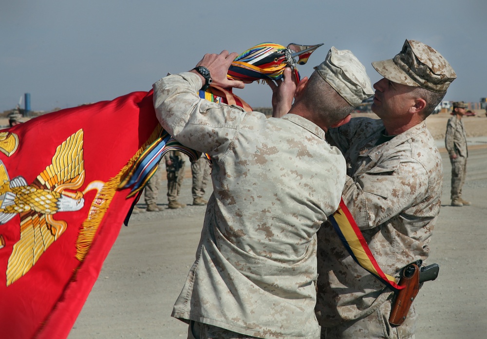 2nd Marines add Afghanistan Campaign battle streamer to unit's honors