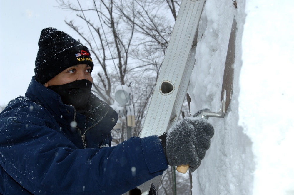 Misawa Sailors to Create Snow Sculpture in Northern Japan