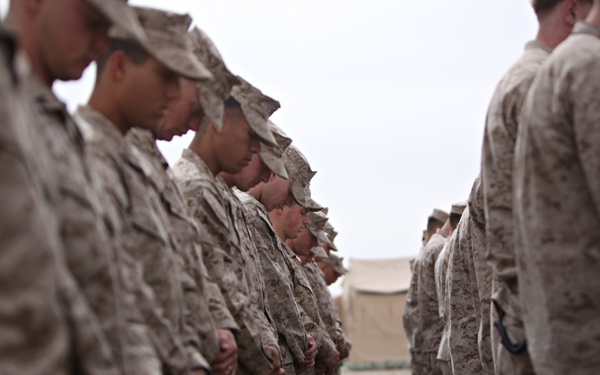 2nd Battalion, 9th Marine Regiment honors fallen brothers
