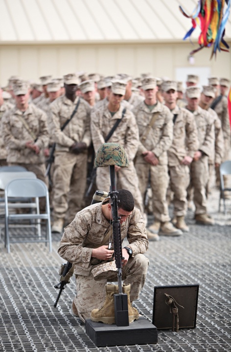 2nd Battalion, 9th Marine Regiment honors fallen brothers