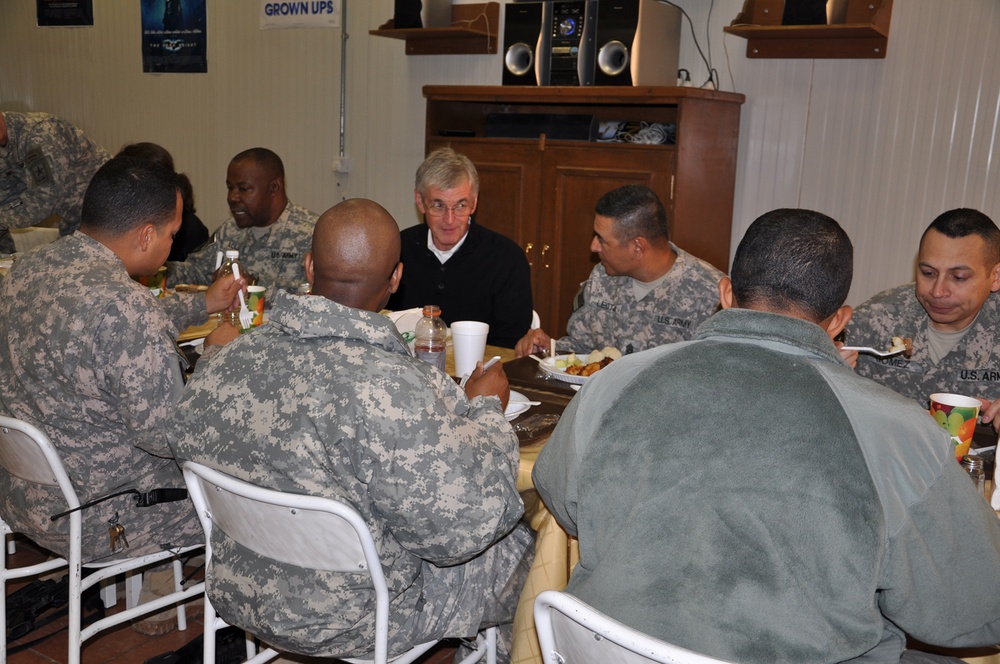 Secretary of the Army visits USD-C soldiers in Baghdad