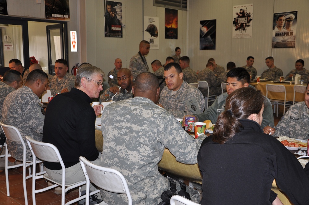 Secretary of the Army visits USD-C soldiers in Baghdad