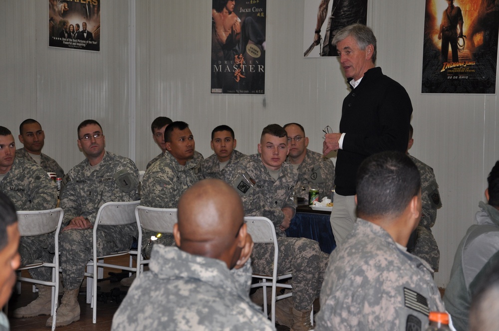 Secretary of the Army visits USD-C soldiers in Baghdad