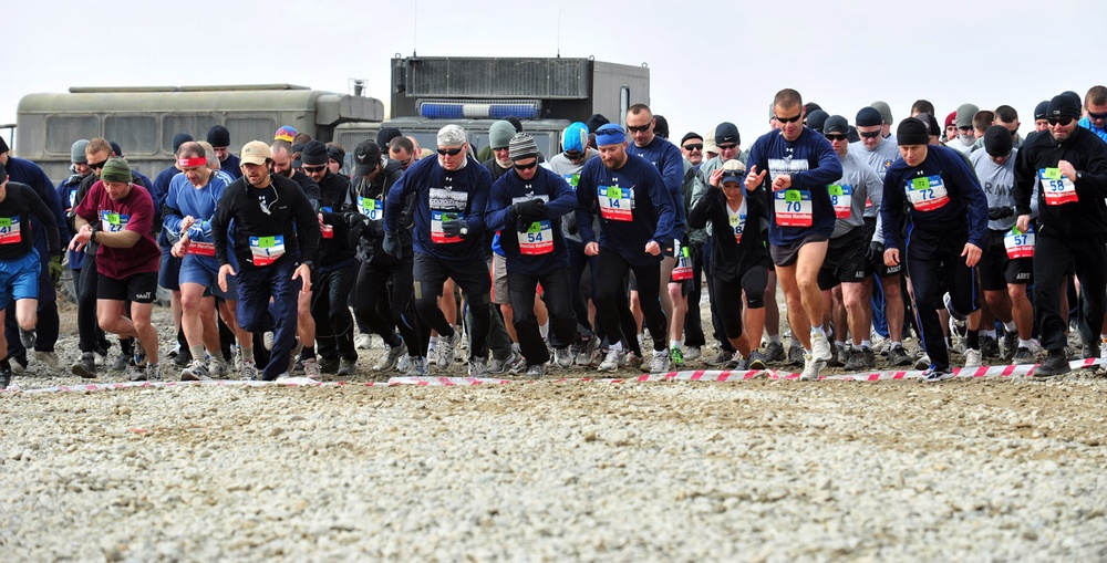 Houston run mirrored in Afghanistan