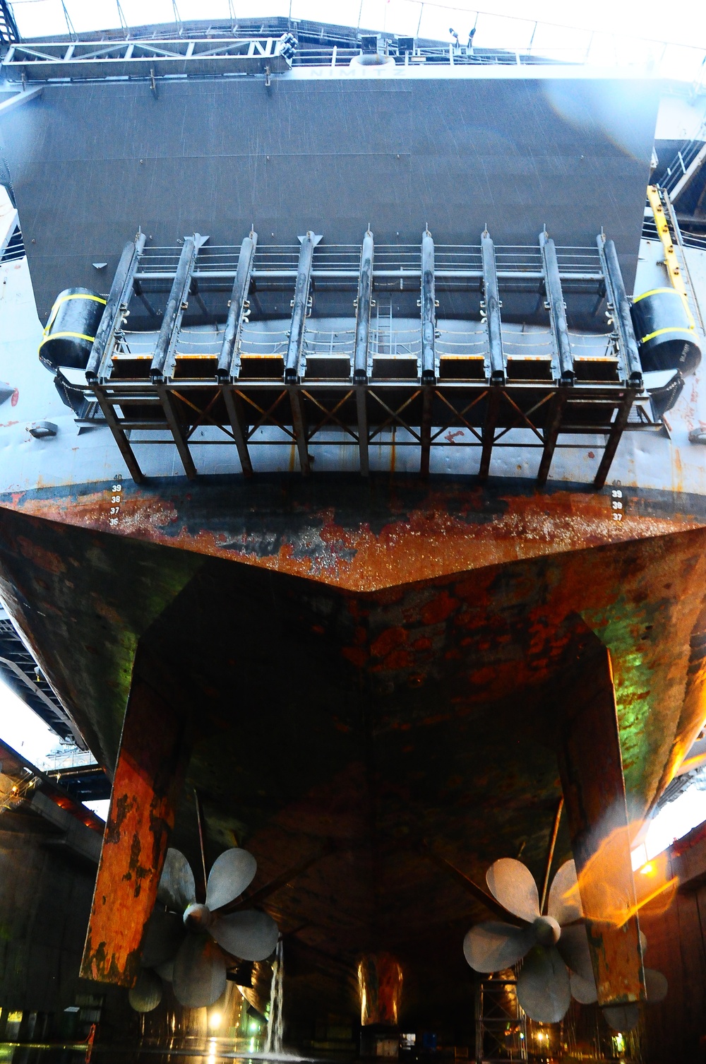 USS Nimitz prepares for overhaul