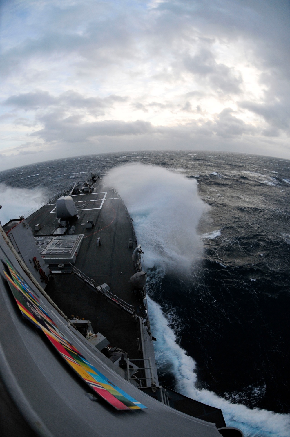 USS Barry transits the Strait of Gibraltar
