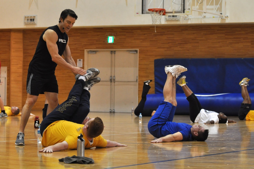 P90X workout in Japan