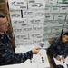 USS Ronald Reagan Sailor Coordnates Ships Supply Deliveries