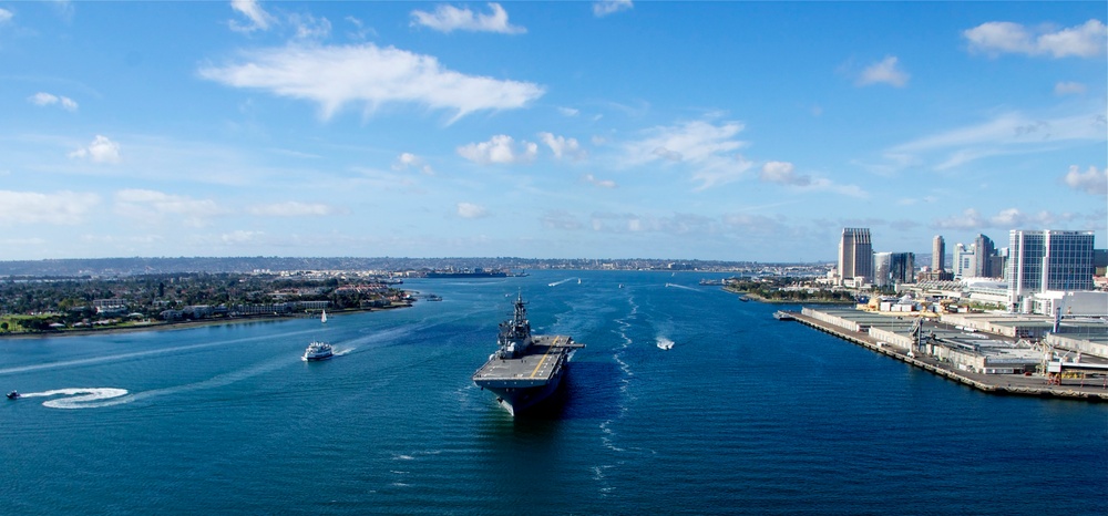 USS Makin Island in San Diego