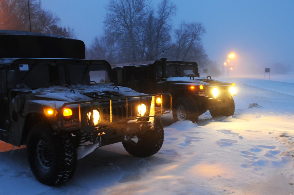 Illinois National Guard Responds to Winter Emergency