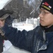 Misawa Navy Snow Team Creates 'Ice Anchor'