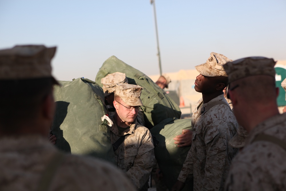 Camp Leatherneck Marines prepare for operations in Helmand province