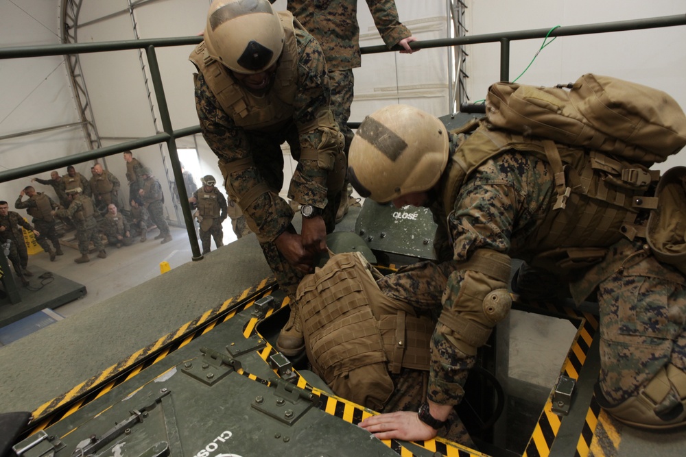 13th MEU Marines escape the HEAT in preparation for deployment