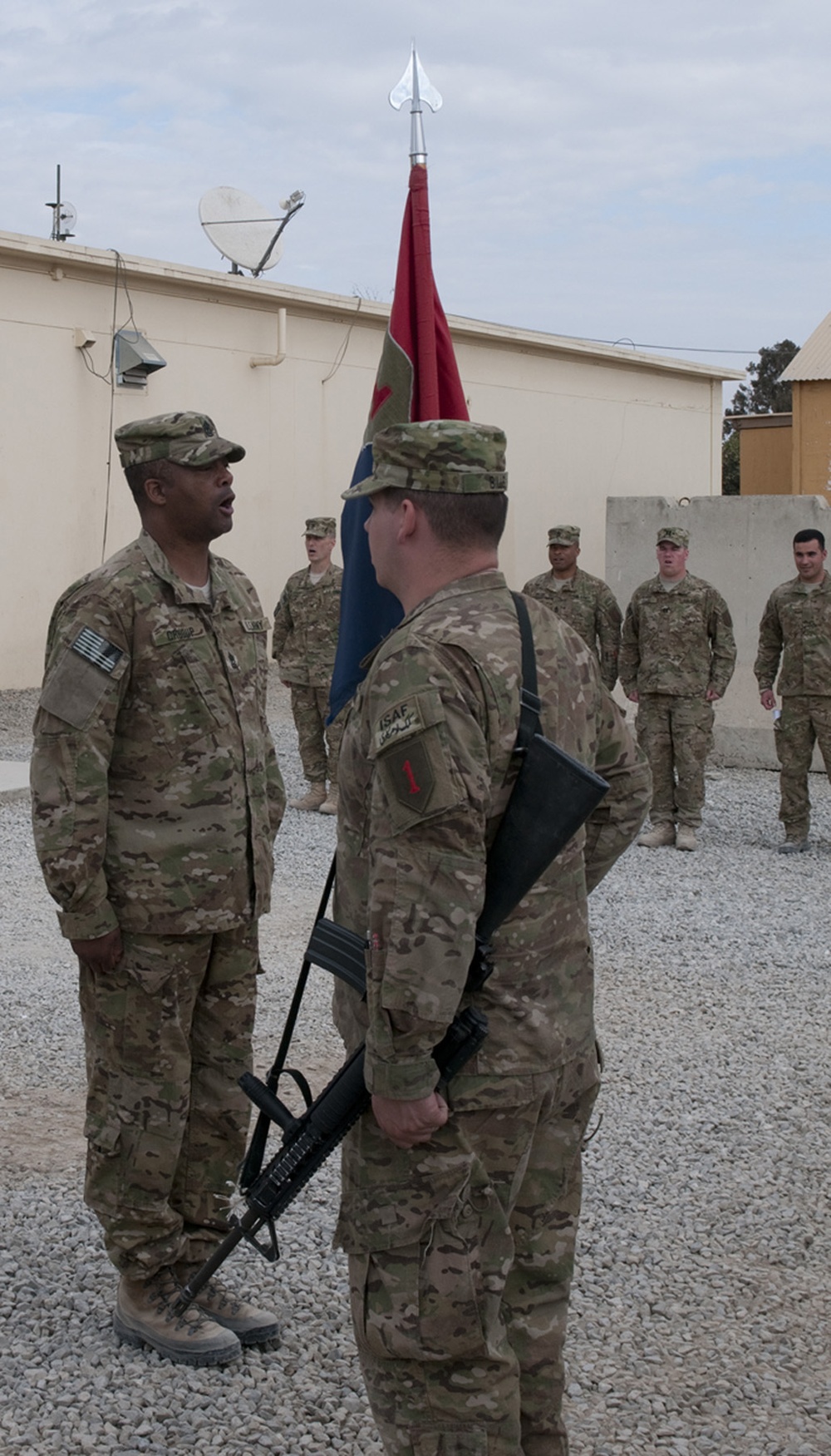 Duke Brigade soldiers embrace status, heritage with combat patch ceremony