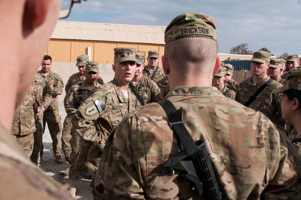 Duke Brigade soldiers embrace status, heritage with combat patch ceremony