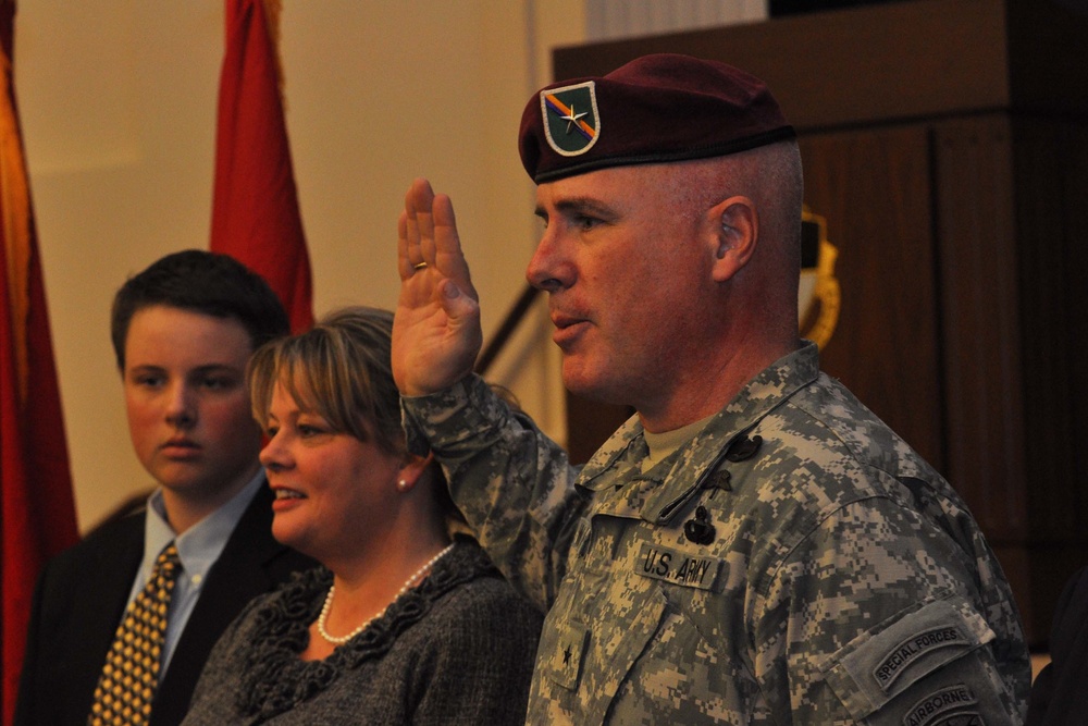US Army Civil Affairs Colonel Recieves First Star