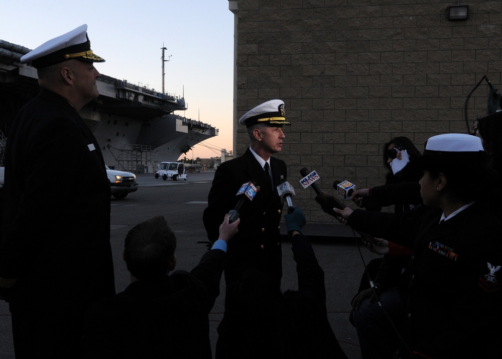 USS Ronald Reagan Action