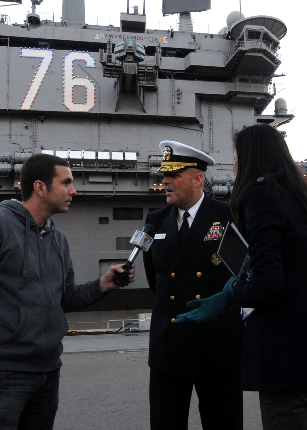 USS Ronald Reagan Action