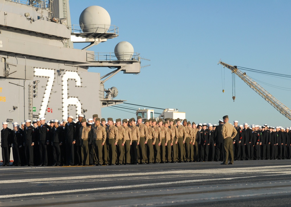 USS Ronald Reagan Action