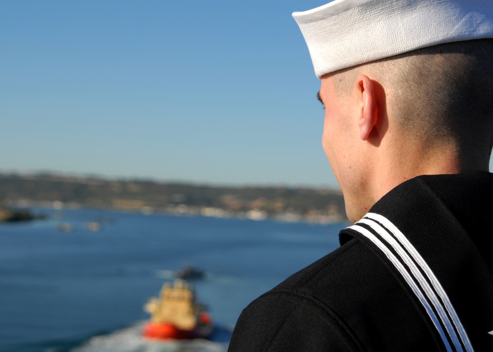 USS Ronald Reagan Action