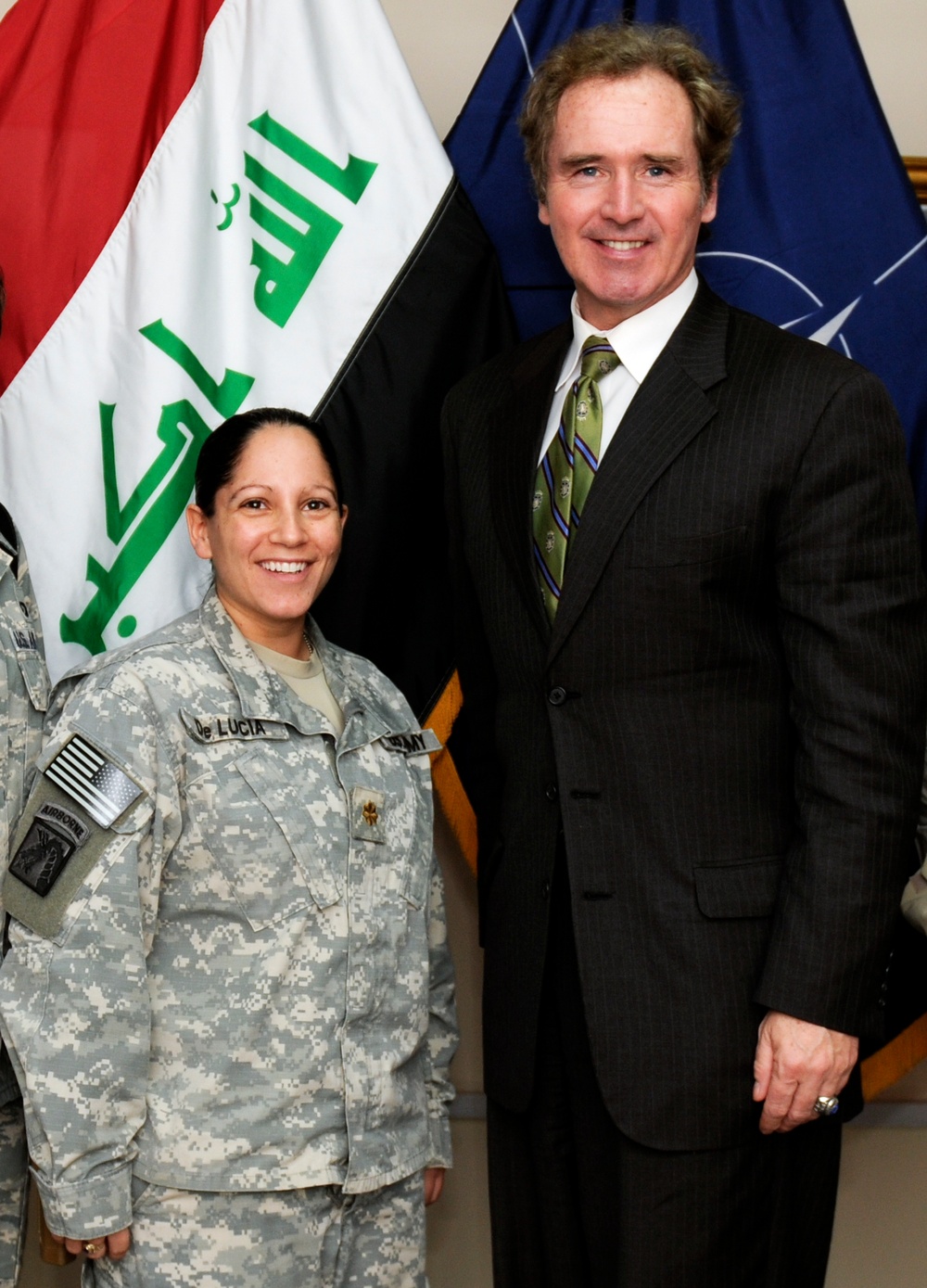 US Representatives meet with service members in Iraq