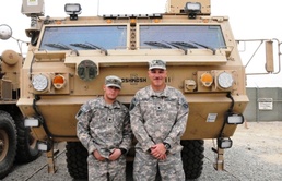 Father and son deploy together in support of Operation New Dawn