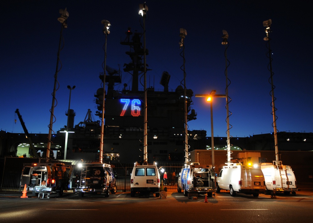 USS Ronald Reagan Action